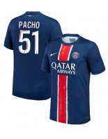 Paris Saint-Germain Willian Pacho #51 Hjemmedrakt 2024-25 Korte ermer